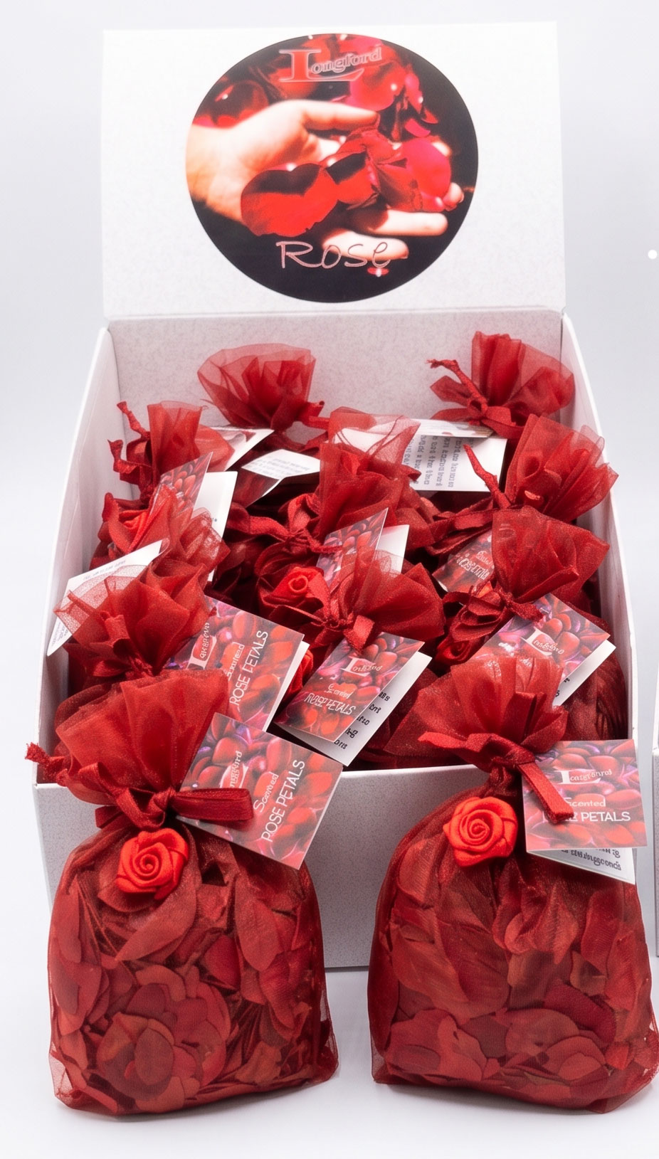 (image for) Organza Bags - Rose in Display
